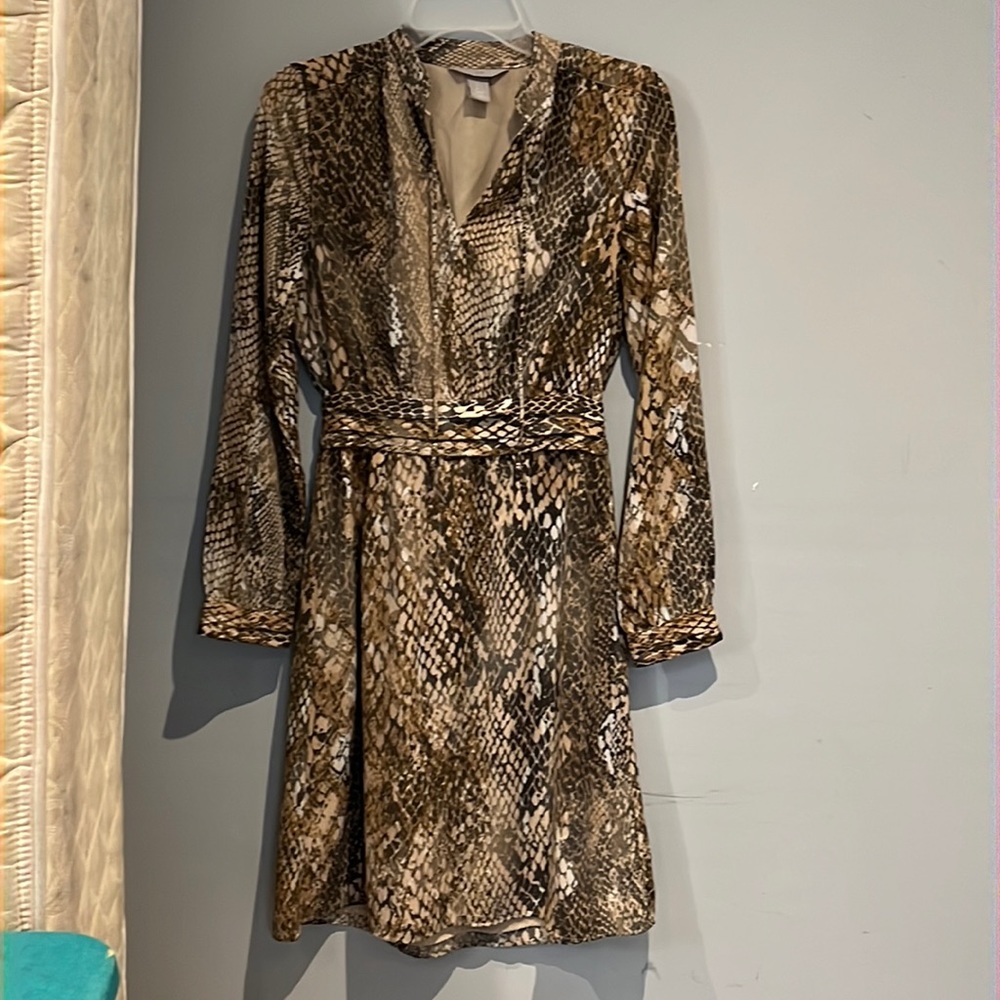 H&M snake print dress. US 2.